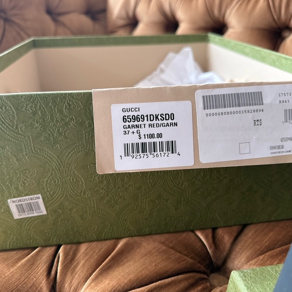 Gucci Women's Burgundy Lace-Up Boots - Picture 3 of 6